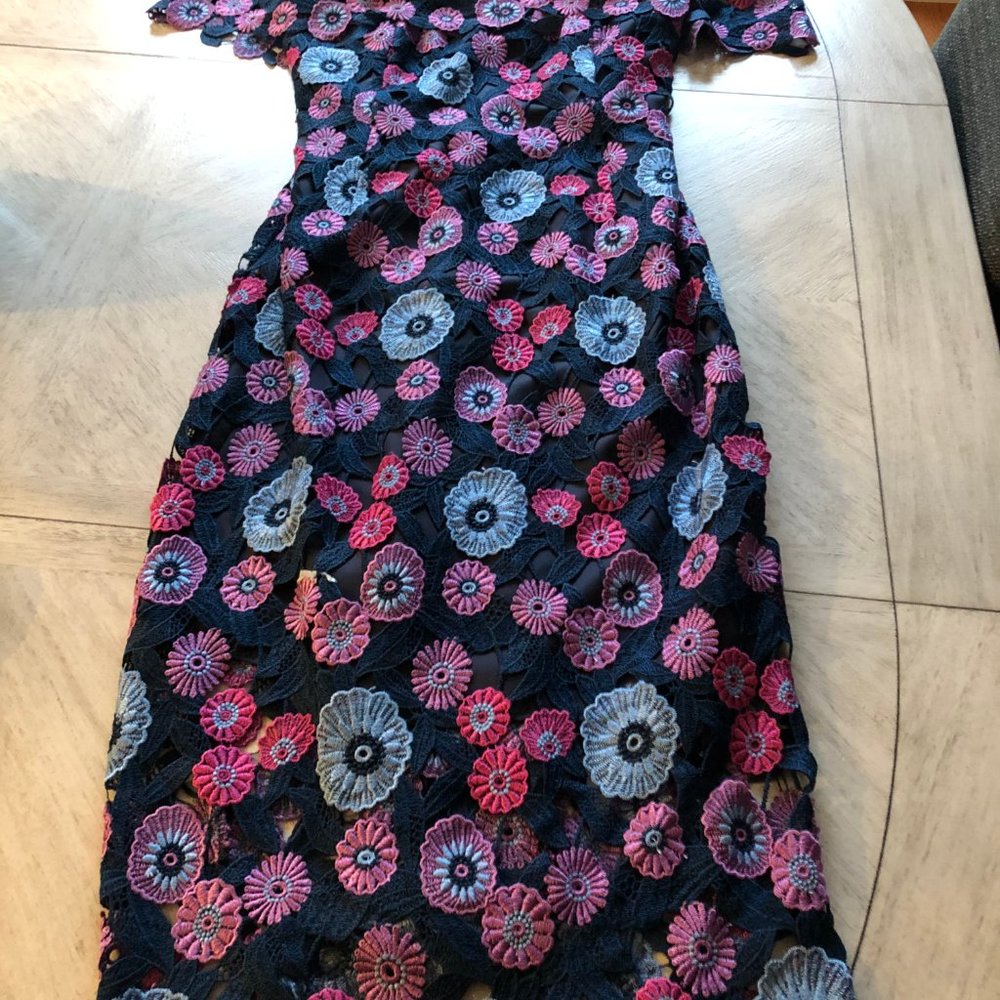 Shoshana lace off the shoulder dress